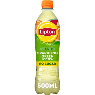 Lipton Ice Tea Sparkling Green Citrus No Sugar 500 ml