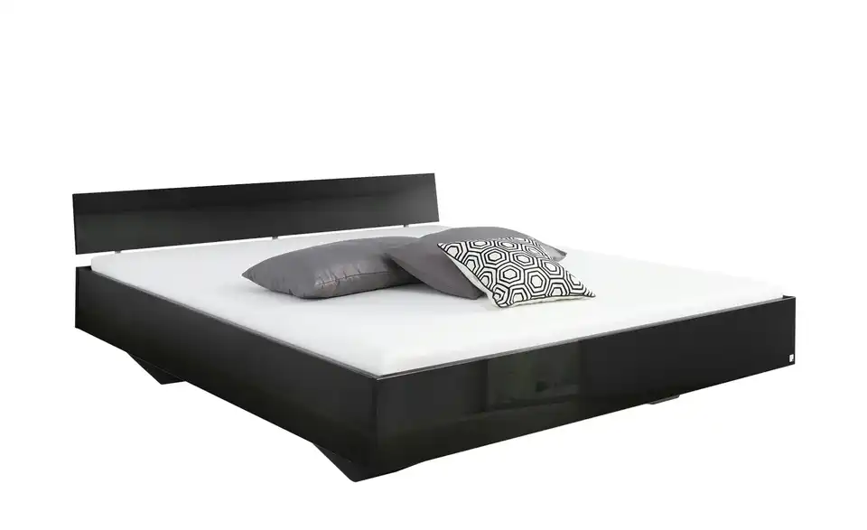 Futonbett Phoenix Grau, Hochglanz 180 cm