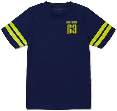 Hyperfied Back Logo T-Shirt, Medieval Blue