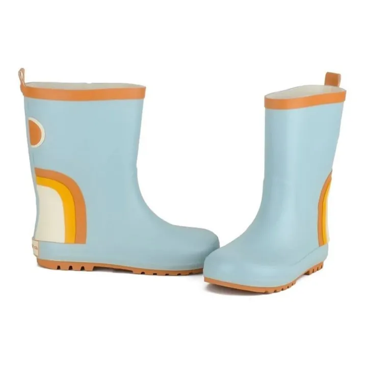 Grech & Co Bottes de pluie Latex Naturel | Bleu Clair