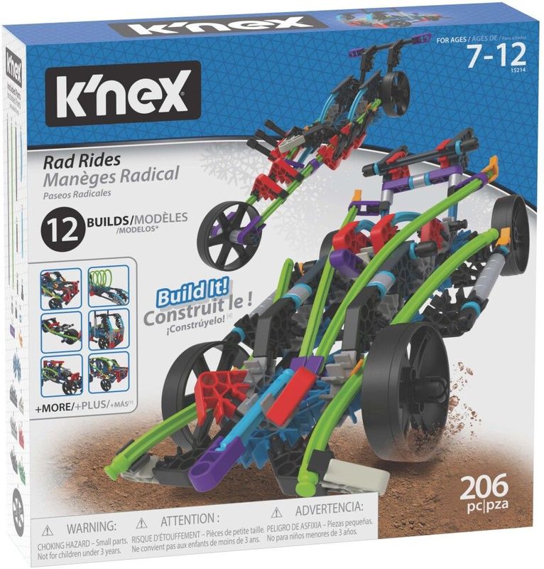 K'NEX Stoere en Snelle Auto's - 12 modellen - Bouwset