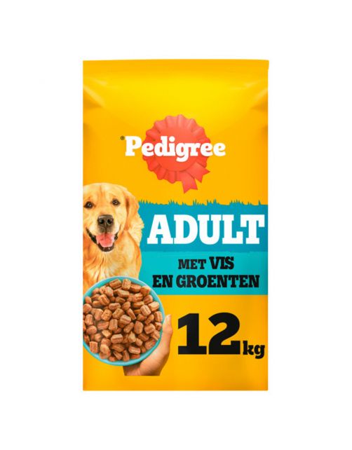 Pedigree Adult - Hondenvoer - Vis Groente 12 kg