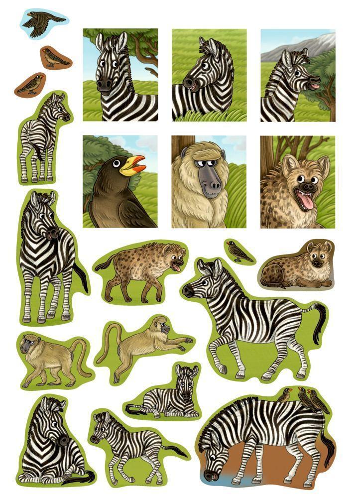 Nature Zoom / Natur-Stickerwelt - Pferde und Ponys