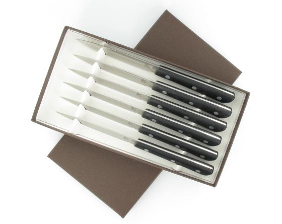 SET DE 6 COUTEAUX DE TABLE 10 cm - manche G10 - Série 200 Couteaux de cuisine professionnel
