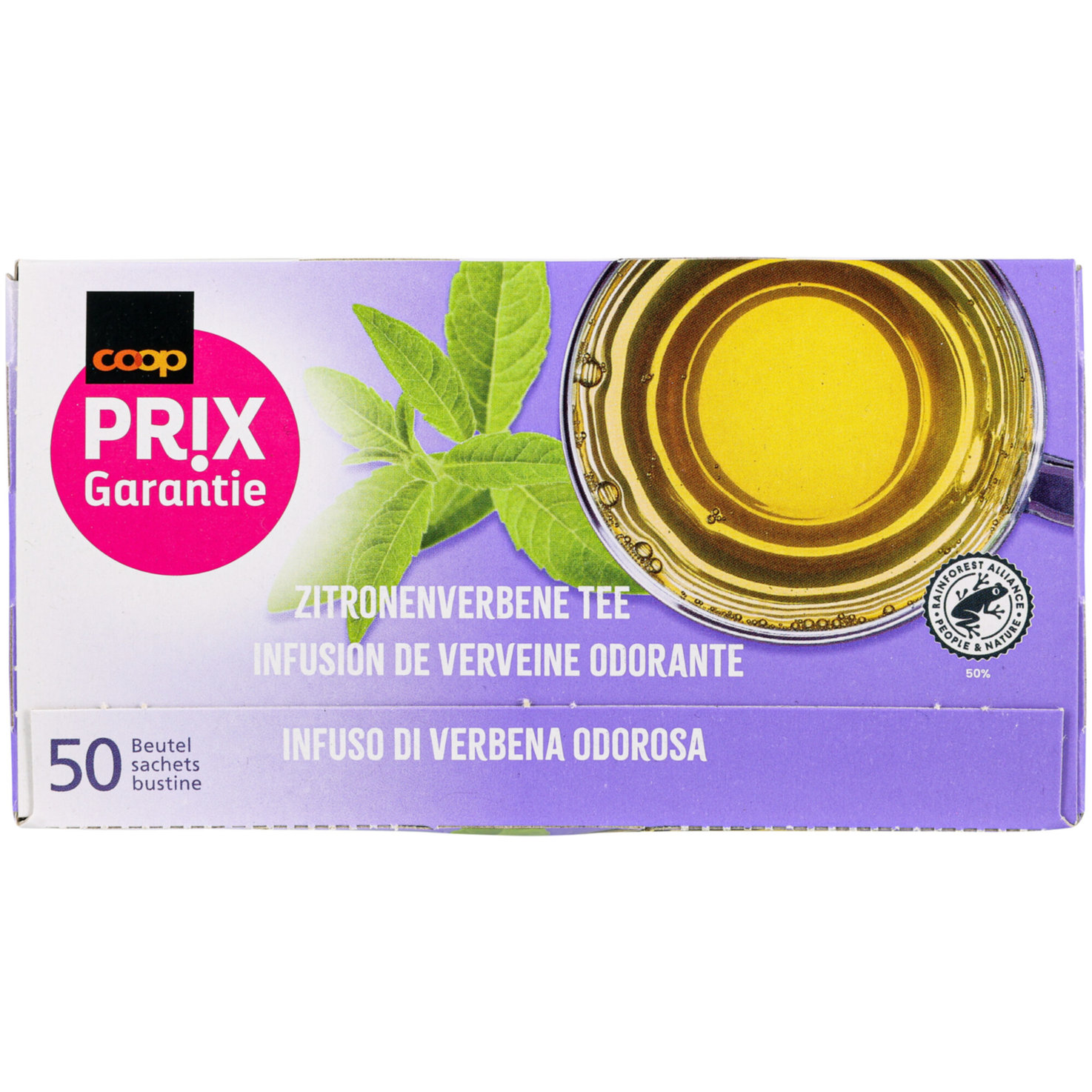 Prix Garantie Verbena Tee 50 Beutel