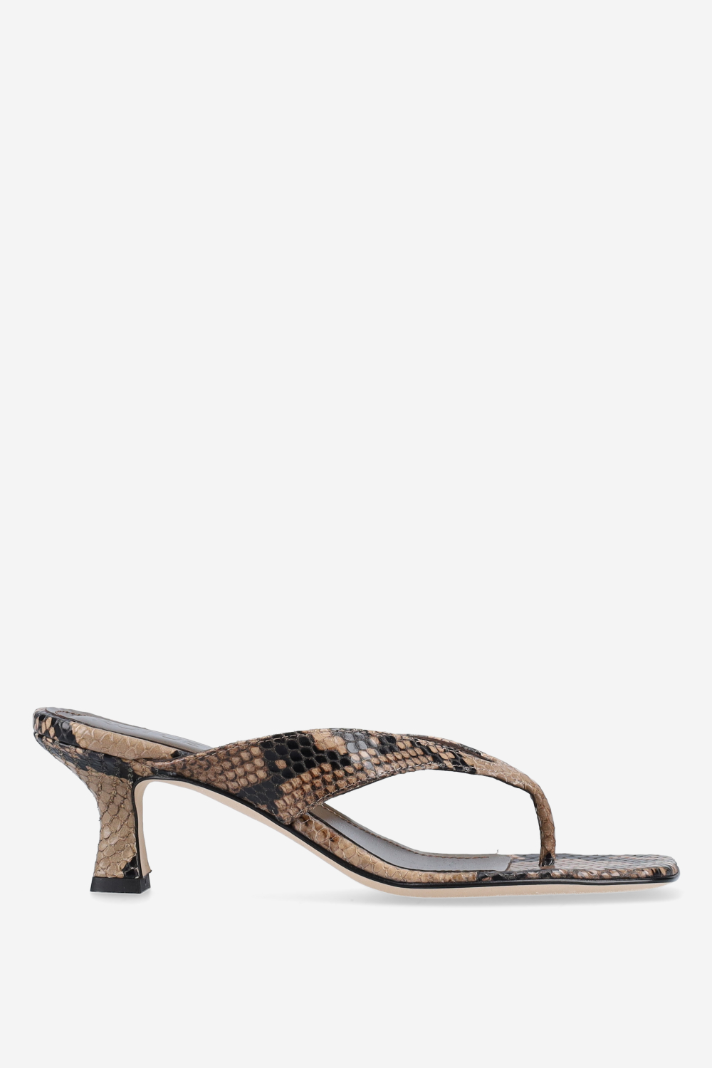 Little Lies pitone leather sandals