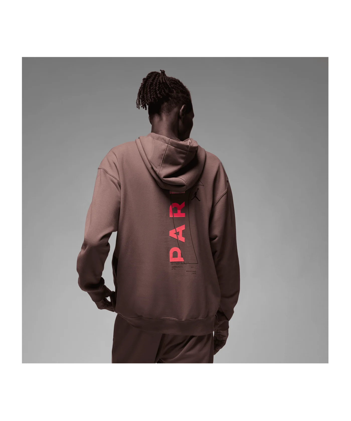 Jordan X PSG Hoody Braun F291