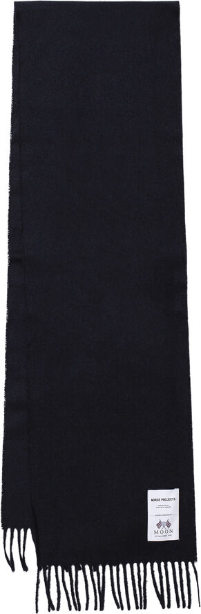 Norse Projects Moon Lambswool Scarf Dark navy