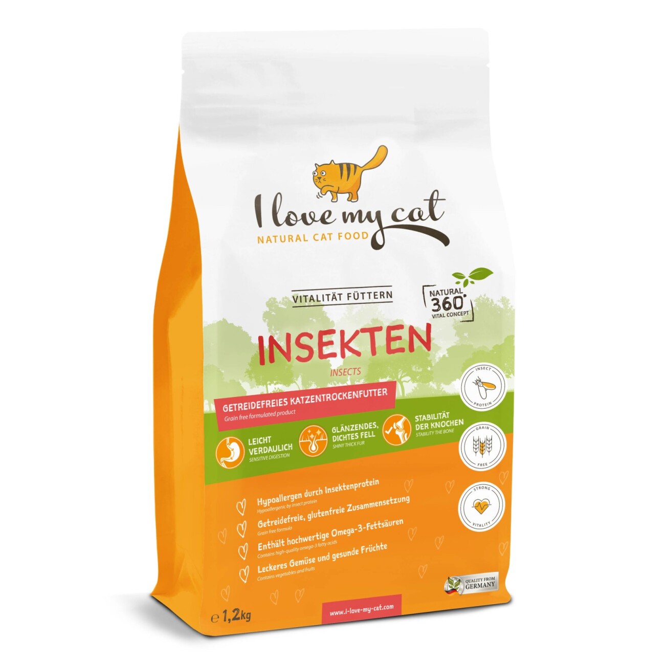 I love my cat Futterset für Katzen mit Magenschleimhautentzündung