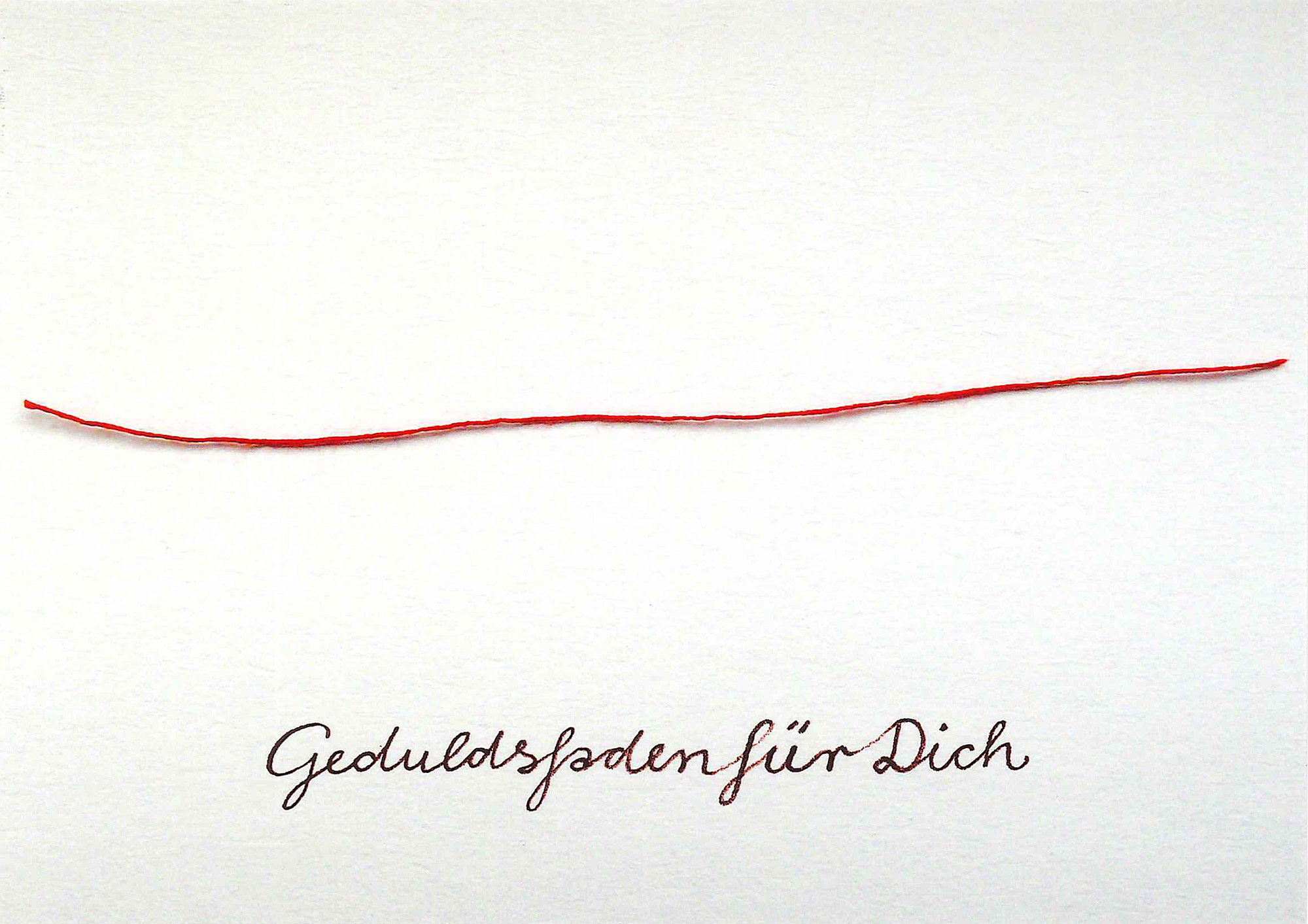 Postkarte 'Geduldsfaden' günstig bestellen