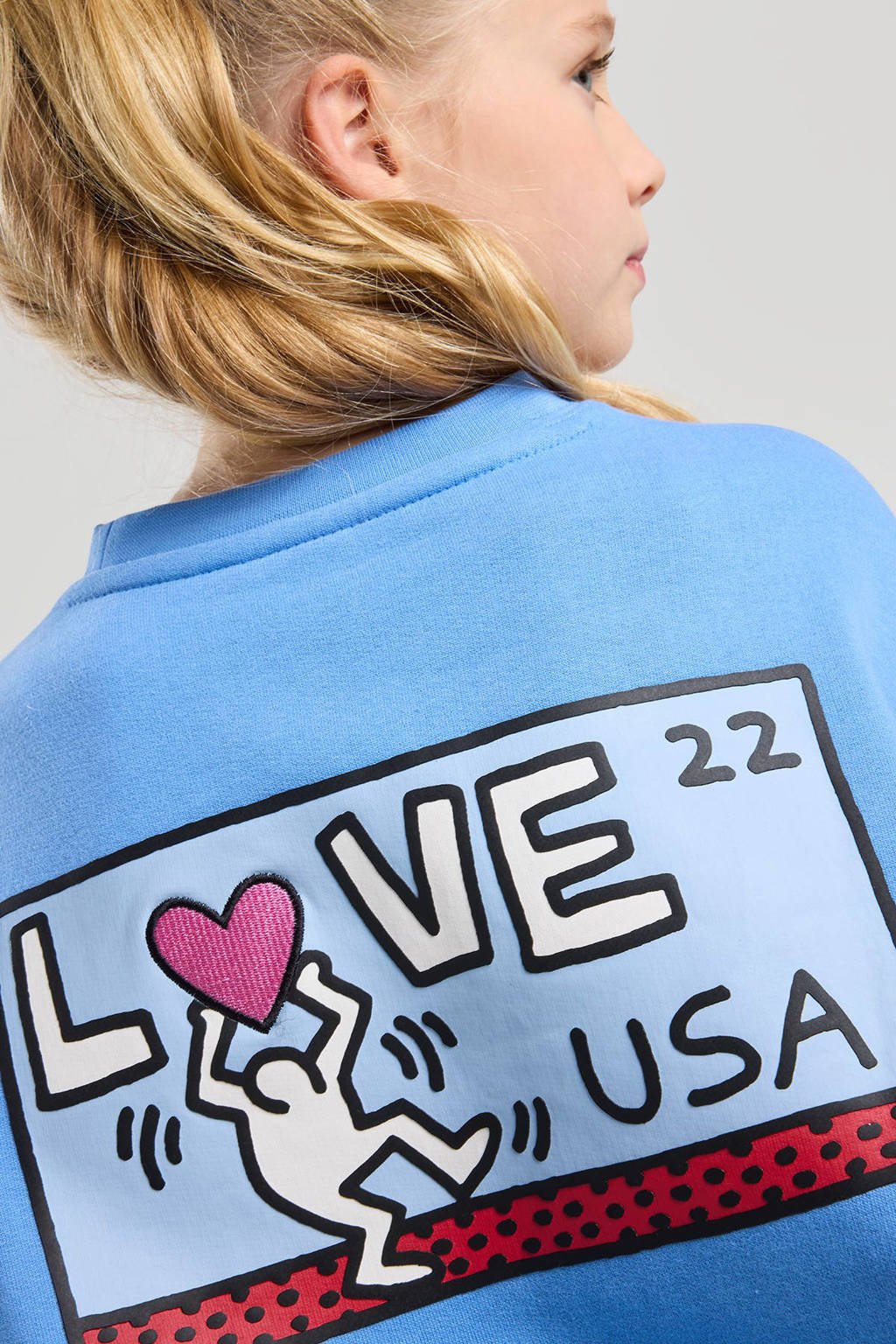 America Today sweater blauw