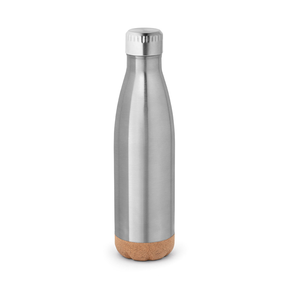 hi!dea 94240 - Thermos 560mL en acier inox avec base en liège