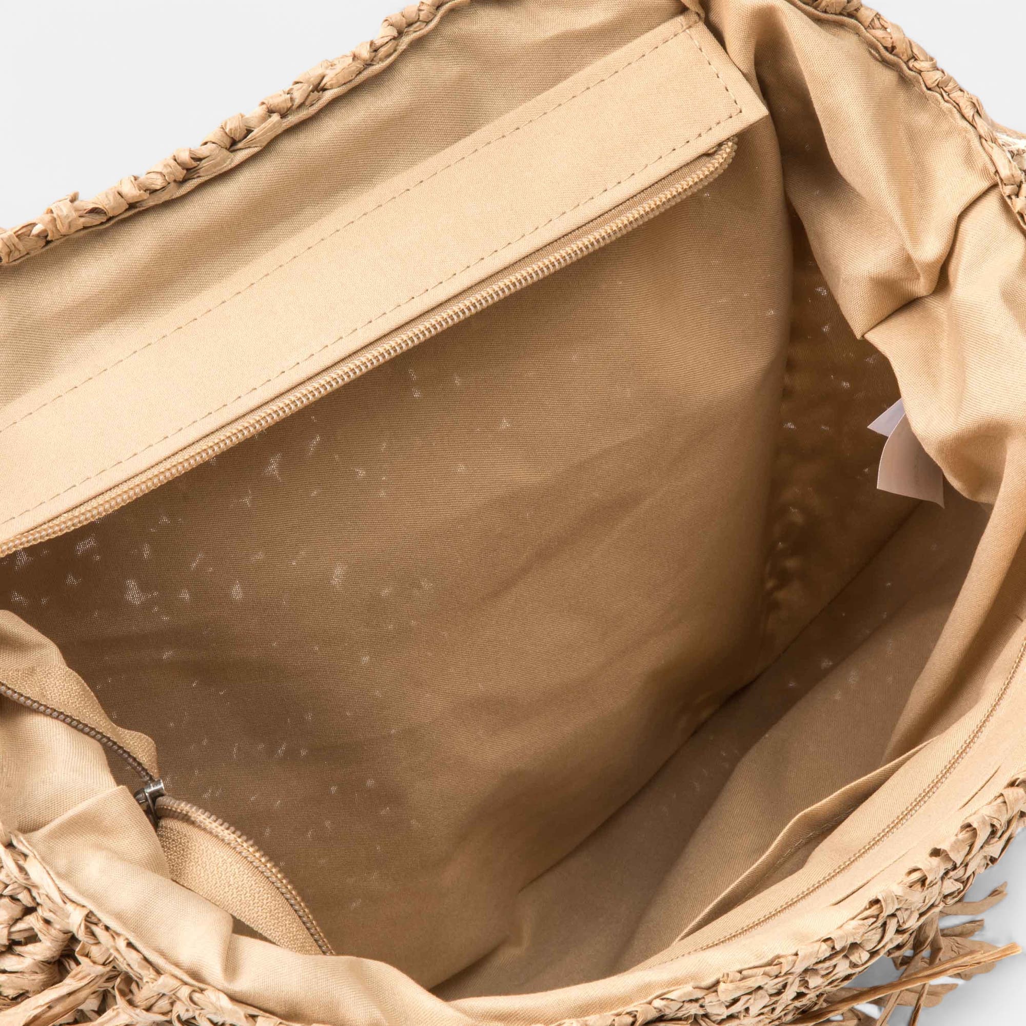 Sac de shopping taupe