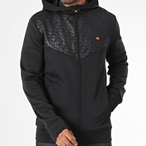 Sweat Zippé Capuche Vardio SHT19009 Noir