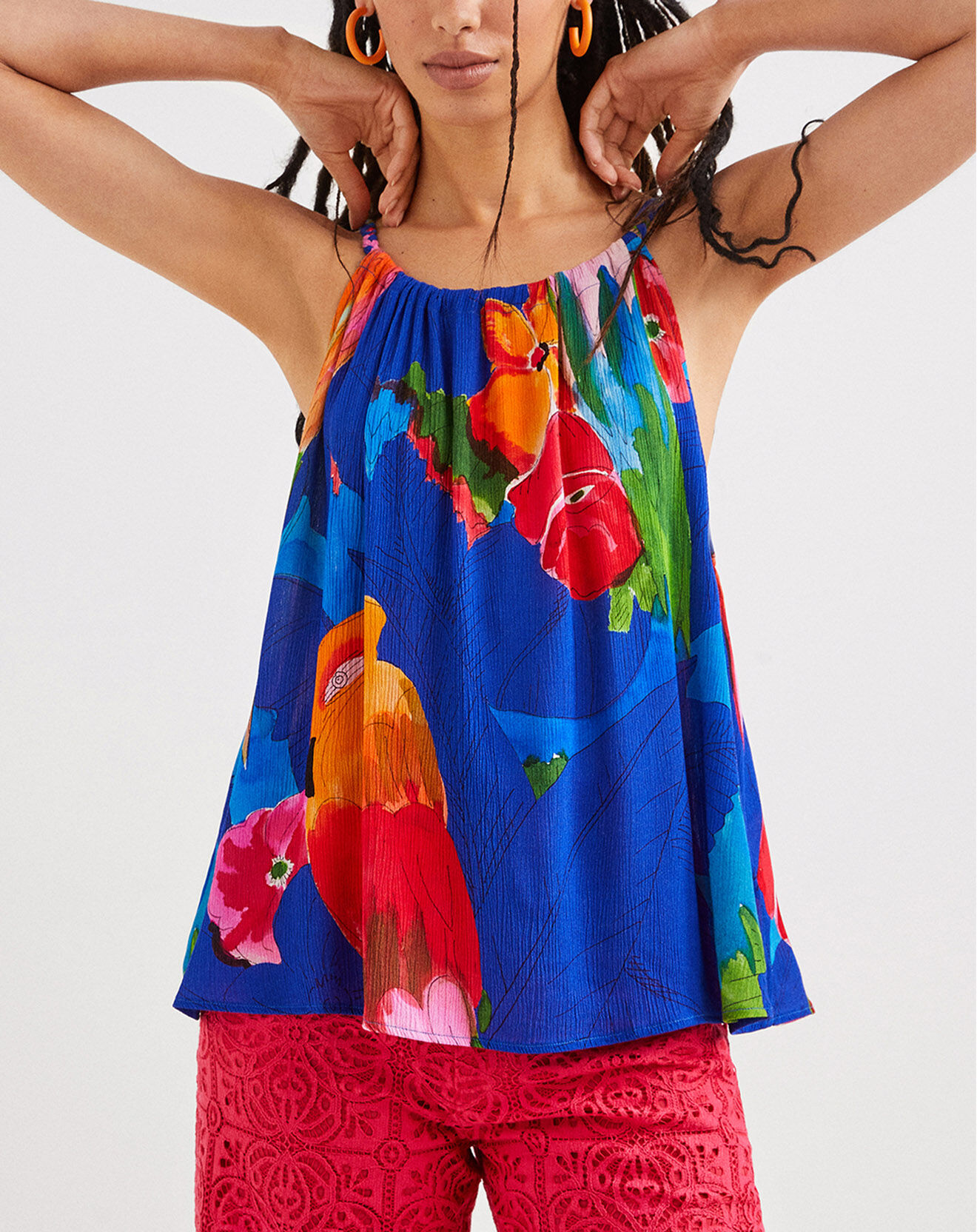 Desigual Top Mya bleu klein