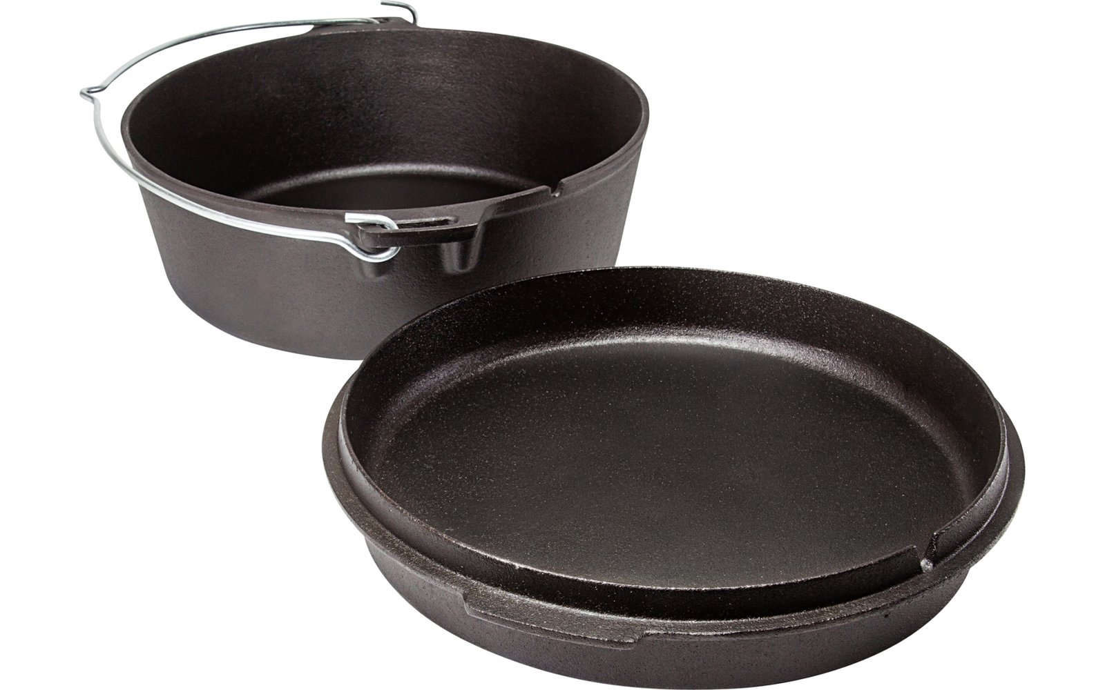 Petromax Dutch Oven Feuertopf 1,6 Liter mit Deckel und planer Boden