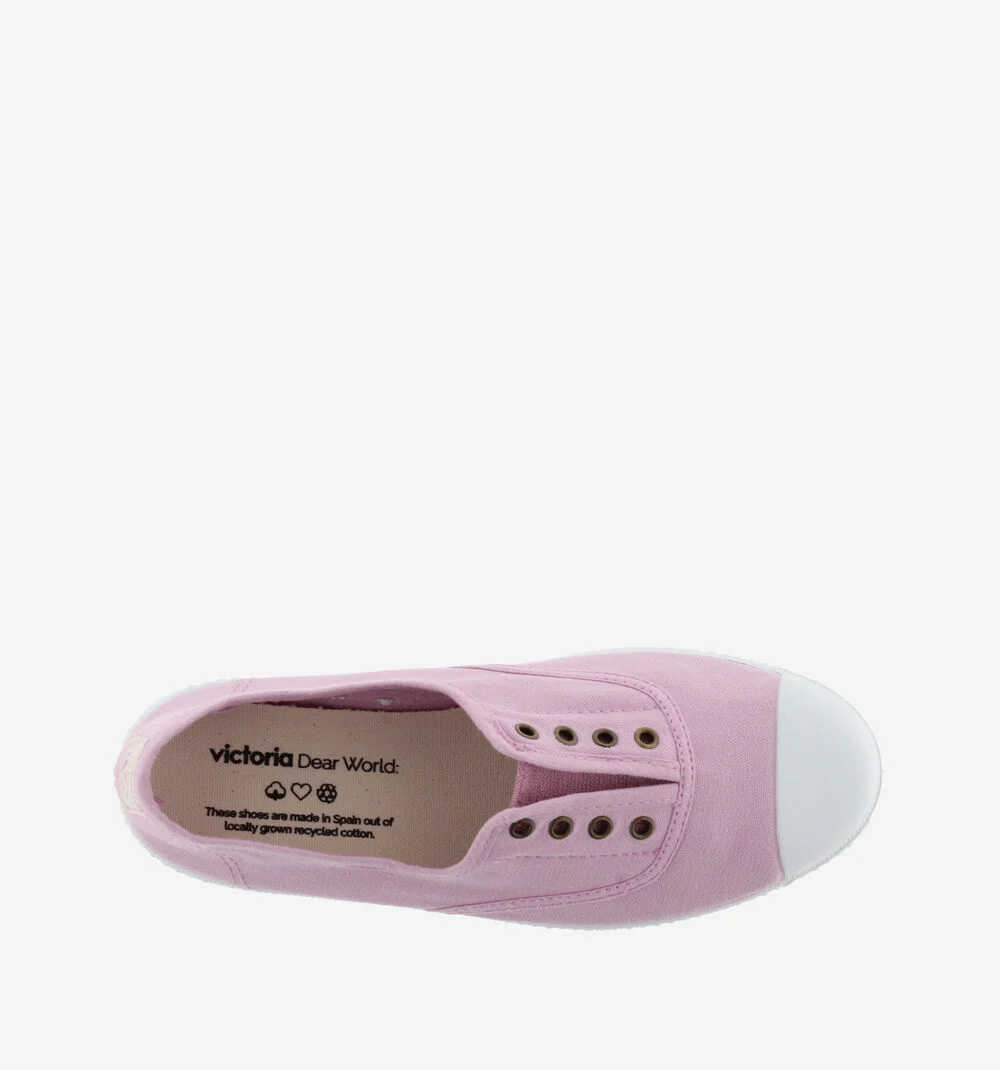 1915 INGLESA TENNIS TOILE DREC® ÉLASTIQUE Baskets en toile avec élastique pour femme PETALO