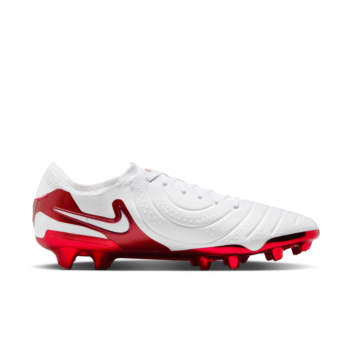 Nike Tiempo Legend 10 Elite Gras Voetbalschoenen (FG) Wit Rood