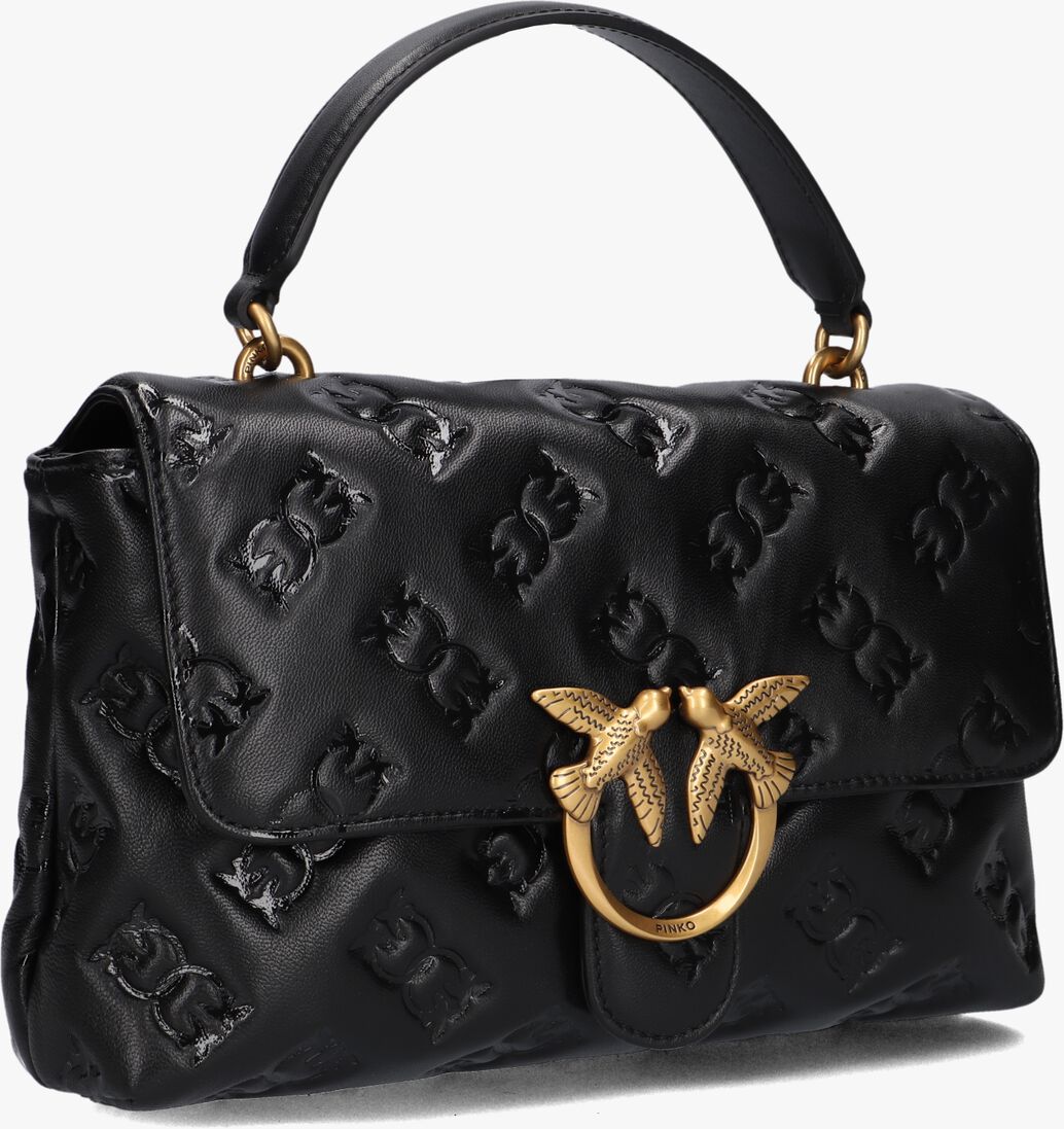 zwarte pinko schoudertas love lady puff