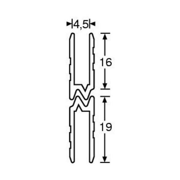 Adam Hall 6133 Hybrid Lid Location 4,5mm