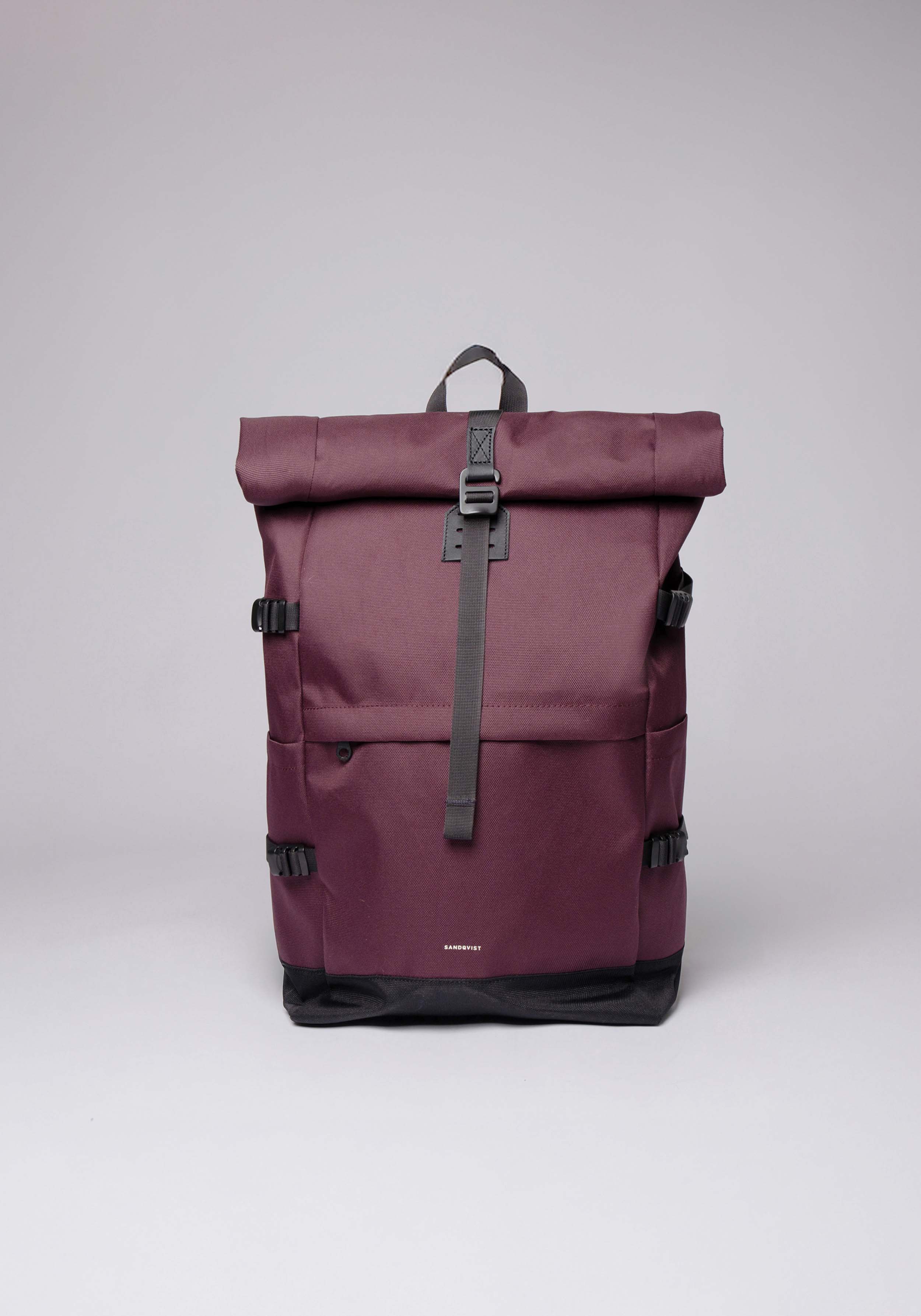 Sandqvist Rucksack Icon Rolltop Backpack L Cabernet