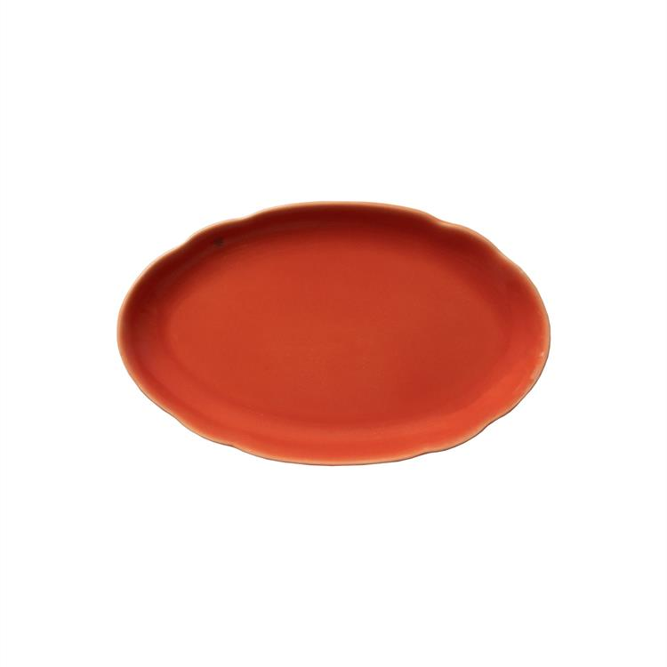 RG Oval Dish 22x13cm - Red Clay