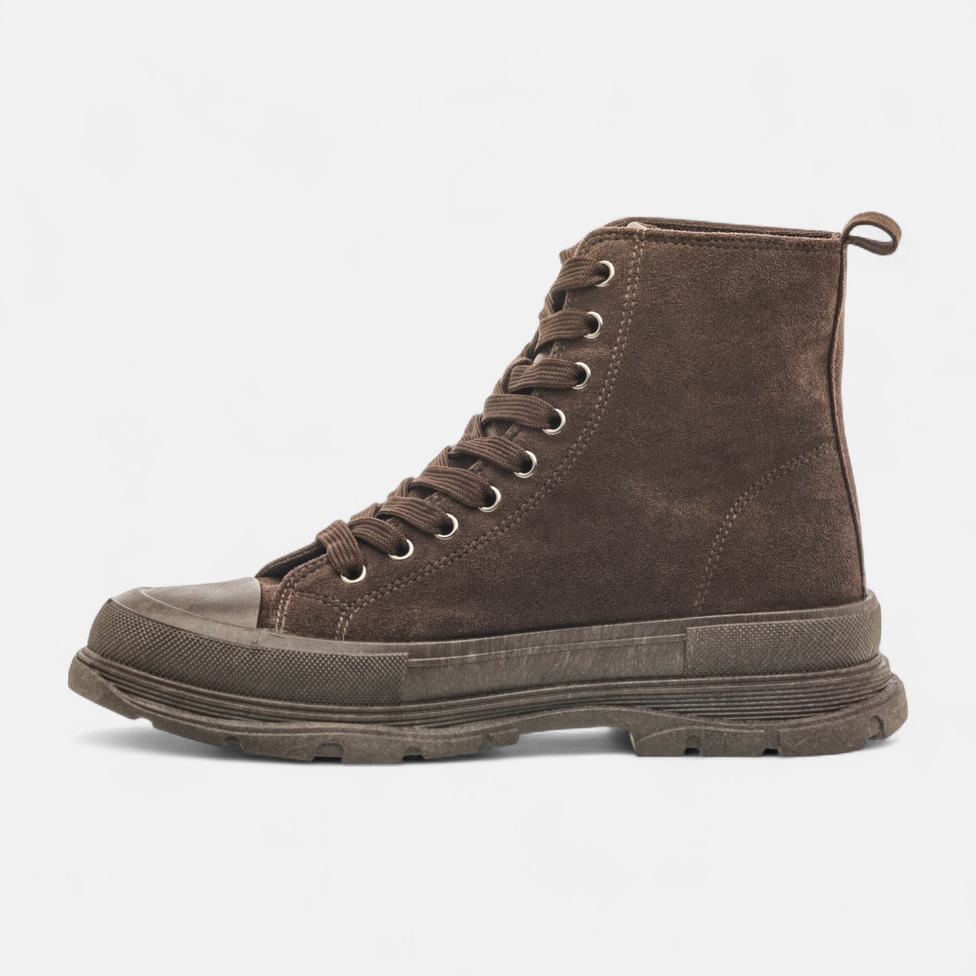 Baskets hautes Femme marron