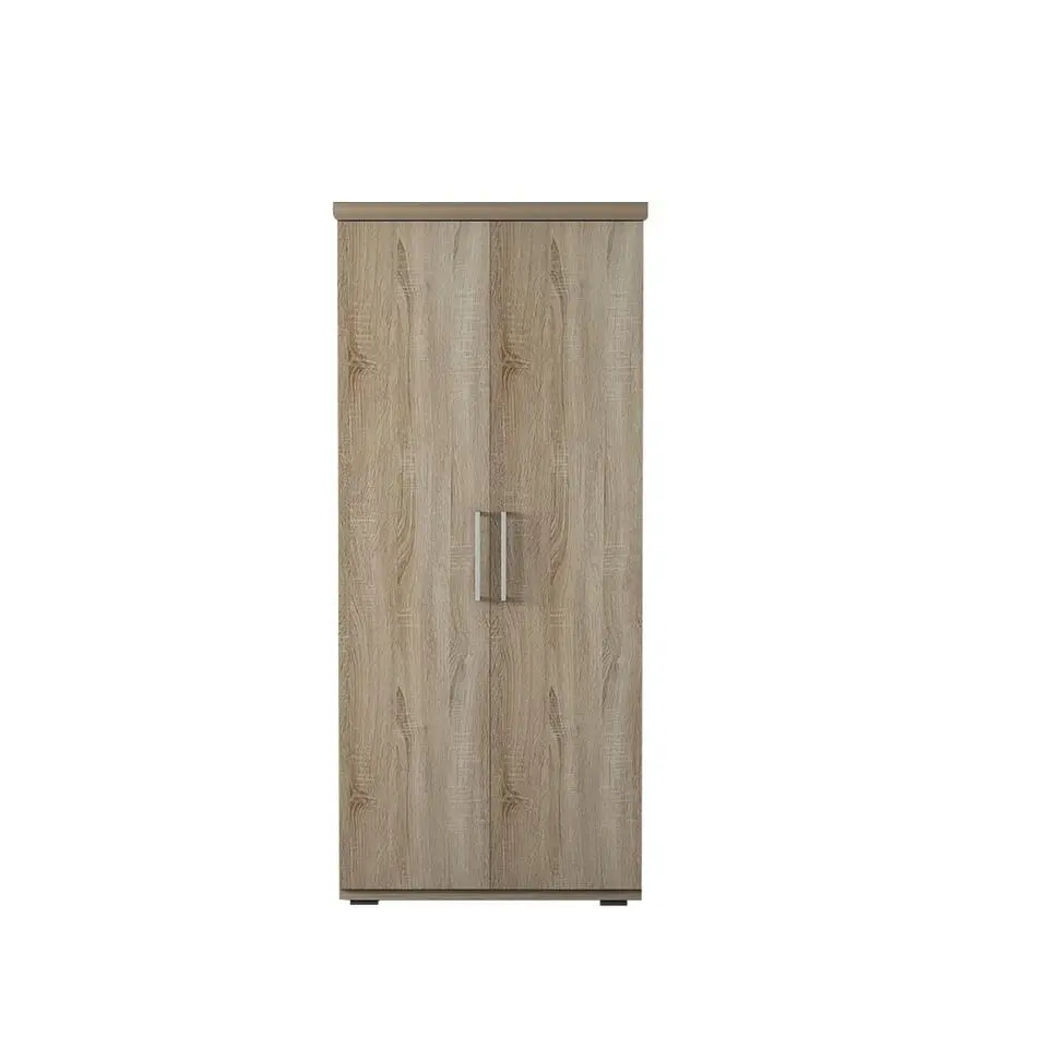 Interiax Kledingkast 'Mila' - Sonoma Eik - 2 Deurs - 183x80x52cm