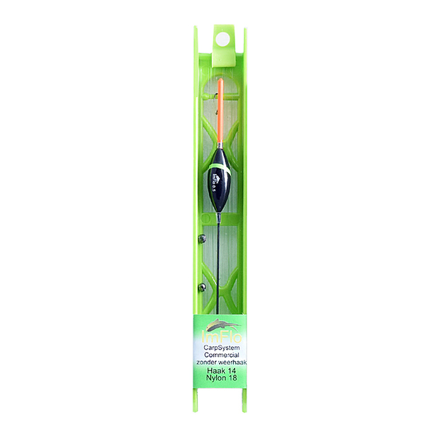 Ligne carpe sans ardillon Flo Carp Commercial Rig - Taille d'hameçon 14 / Fil 0,18 mm