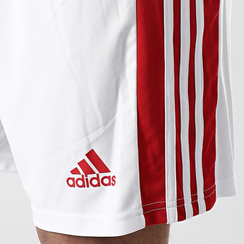 Short De Sport A Bandes Squad 21 GN5770 Blanc
