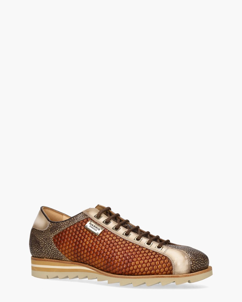 Harris 2817 Bruin/Beige Herensneakers