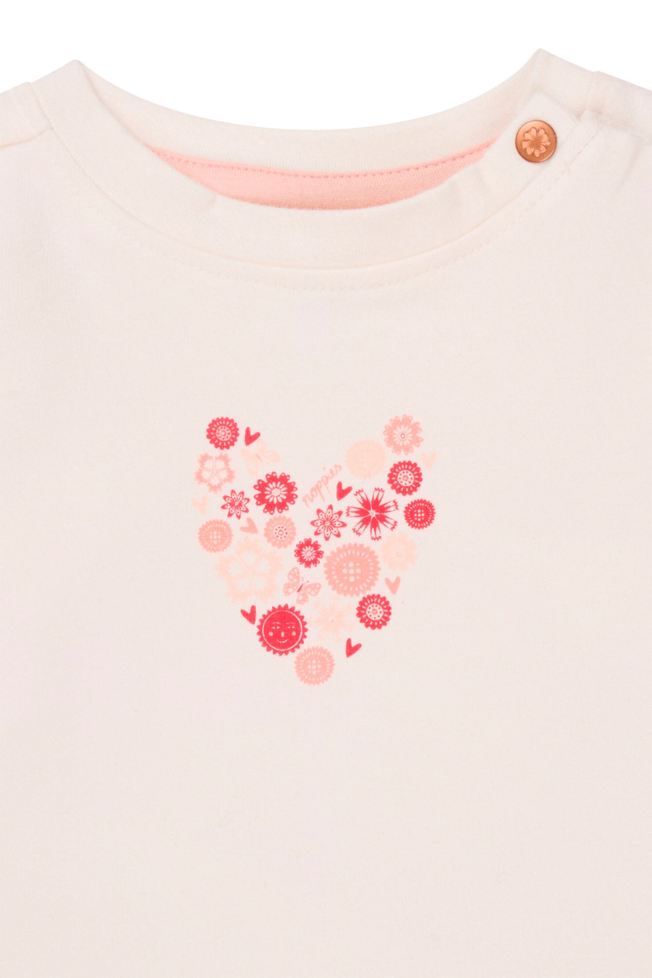 Noppies Baby Langarmshirt Marlow Whisper White