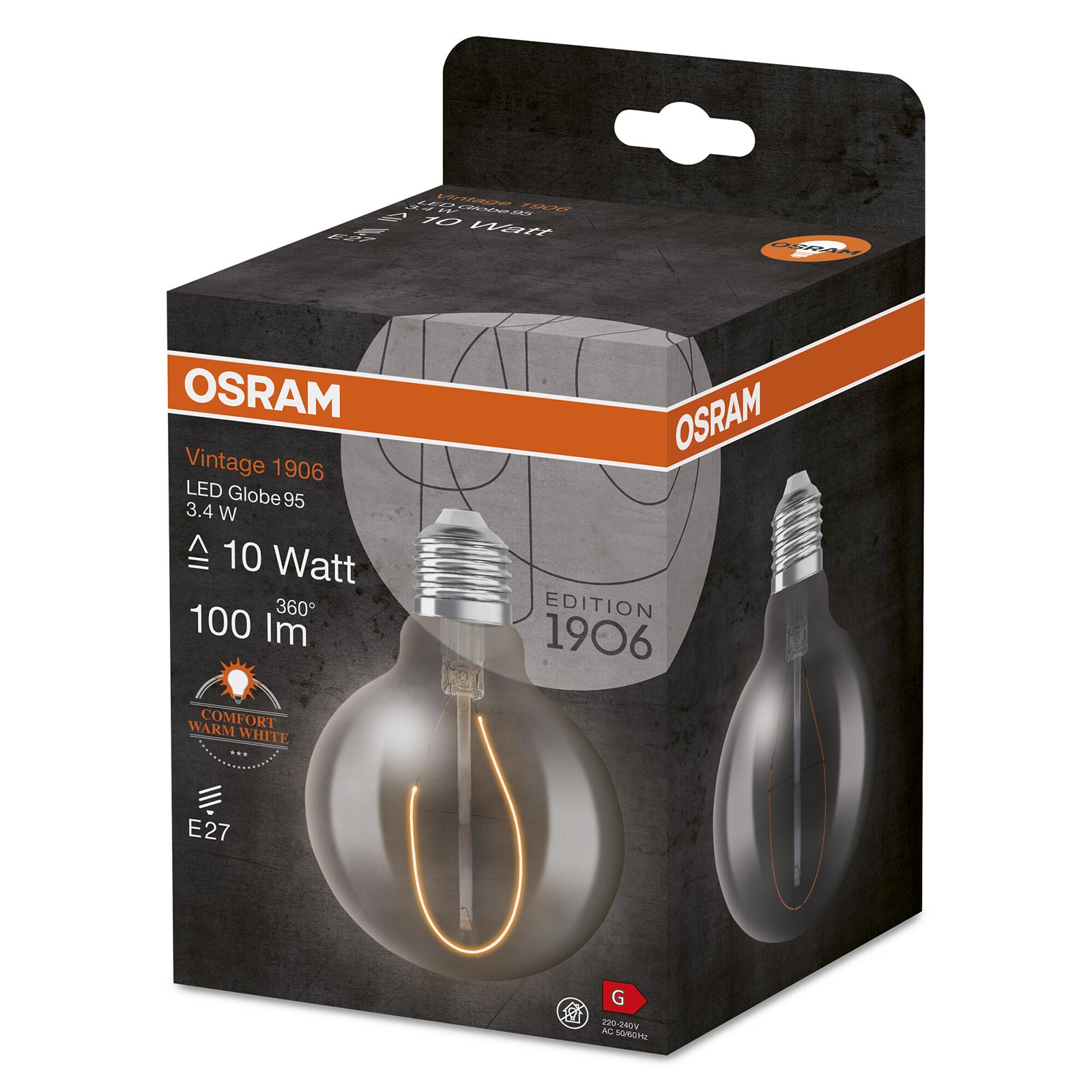 LED-Leuchmittel 1906 GL65 - Filament Globe - E27