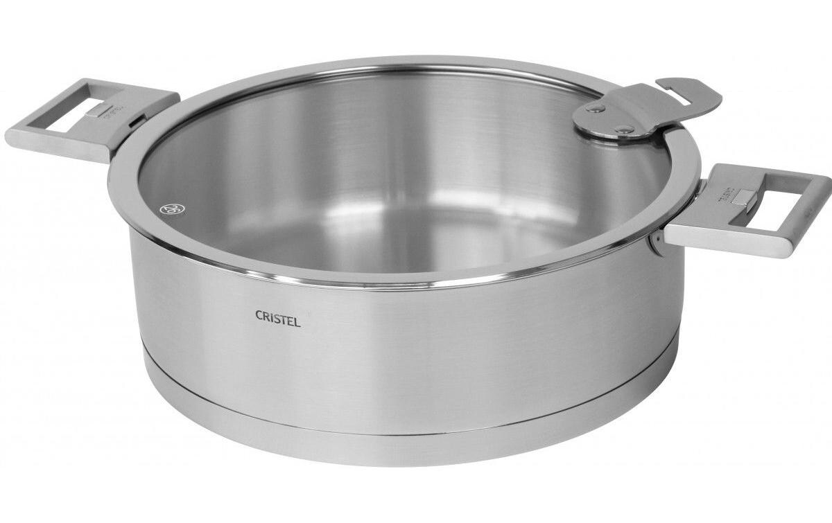 Sautoir Strate 24 cm<br>Schmorpfanne aus Edelstahl