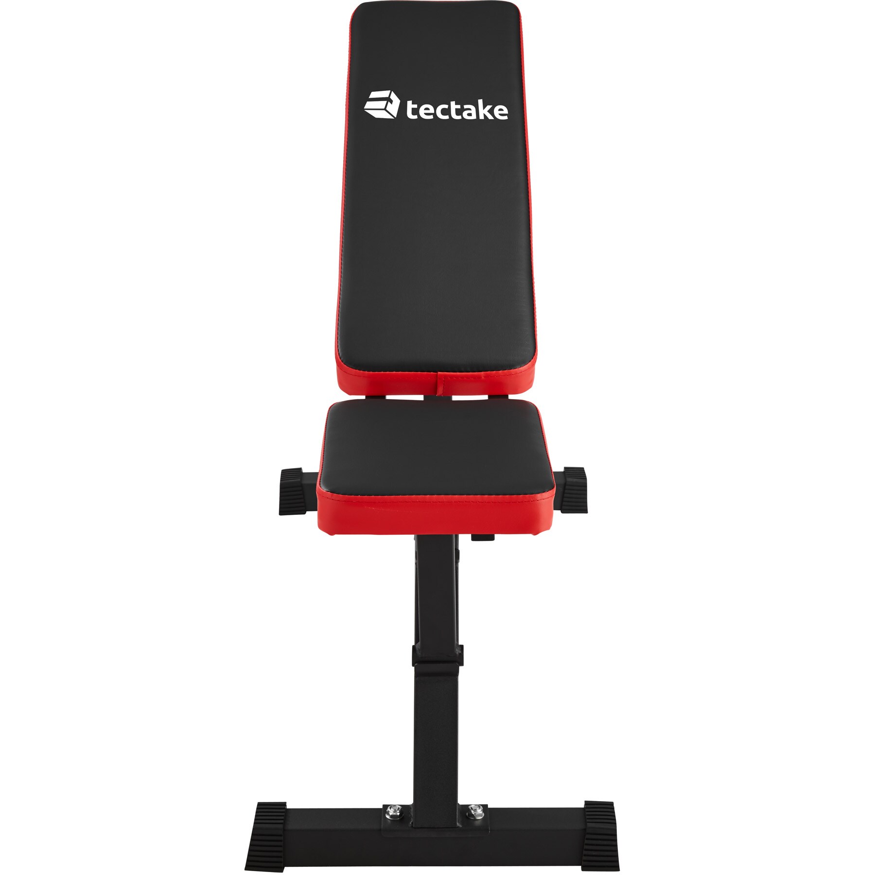 tectake® Hantelbank, mit Schnellverstellung, Sitz 2-fach verstellbar, rutschfest, 116 x 51 x 122 cm