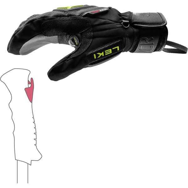 Moufle ski LEKI WCR C-TECH 3D MITT