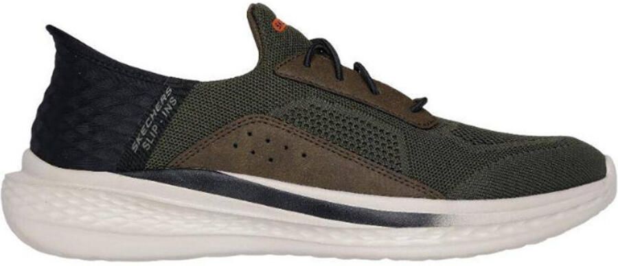 Skechers Slip-ins Slade Cohen Heren Instappers Olijfgroen