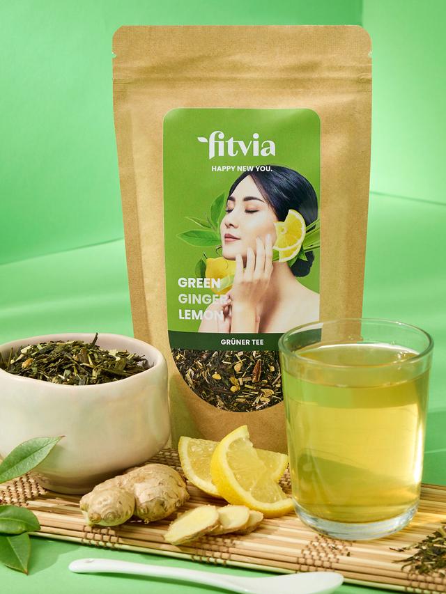 Grüner Tee Ingwer-Zitrone, lose, 100 g