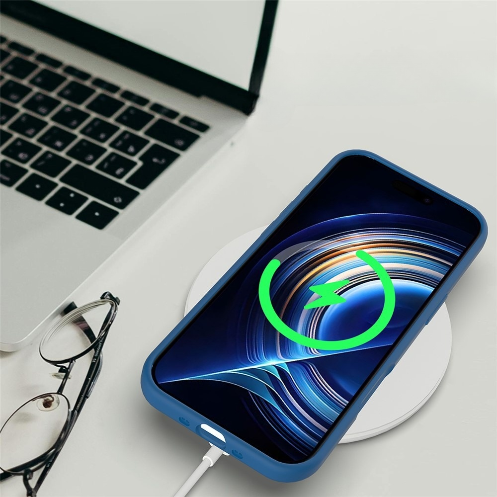 iPhone Air Silikon Case Hülle - Blau