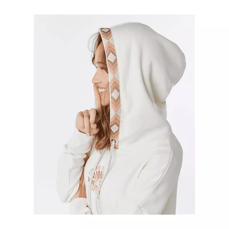 Sweat femme RIPCURL Mikros Fleece Beige
