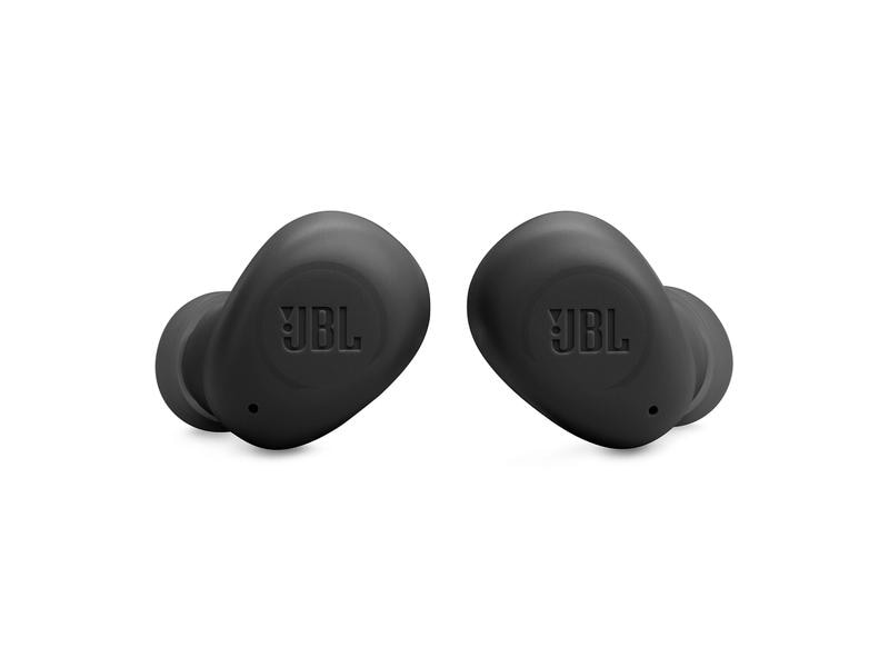 JBL True Wireless In-Ear-Kopfhörer Wave Buds Schwarz Kräftiger 8-mm-Treiber liefert Deep Bass Sound für einen besonderen Hörgenuss