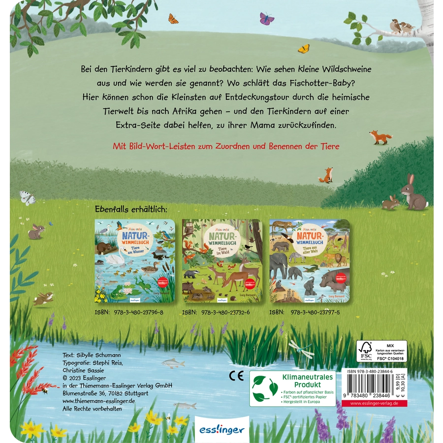 Thienemann Mein erstes Natur-Wimmelbuch: Bei den Tierkindern