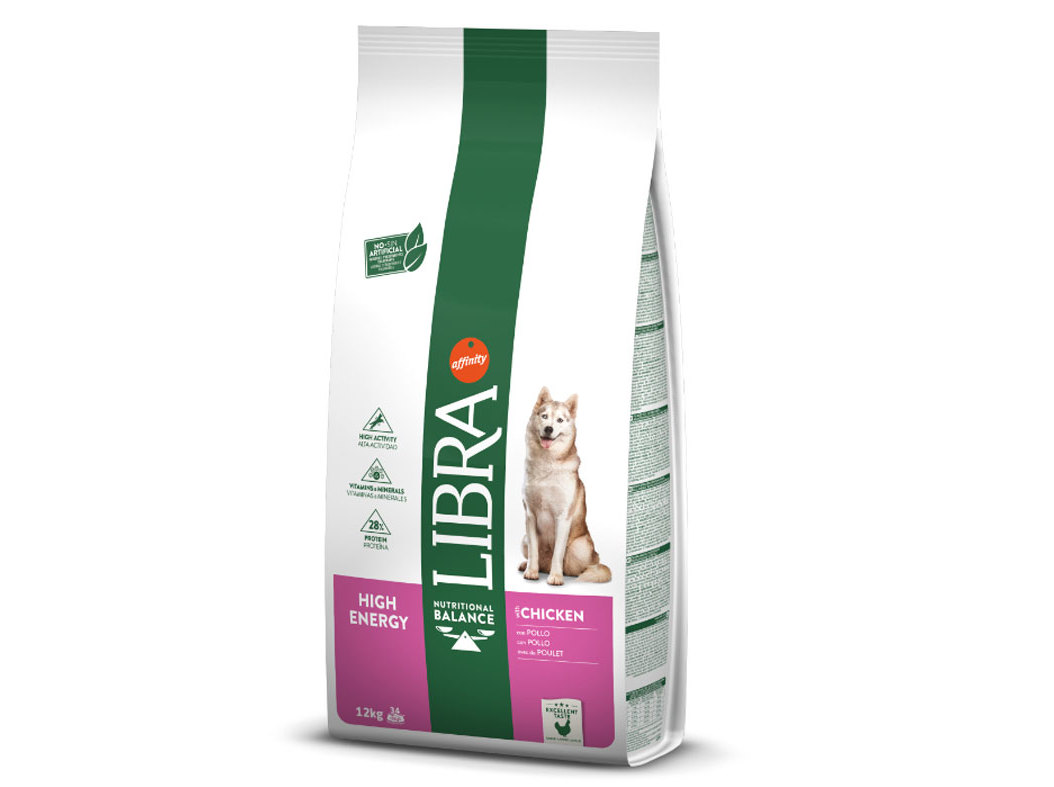 RAÇÃO PARA CÃO LIBRA ENERGY COM FRANGO 12KG