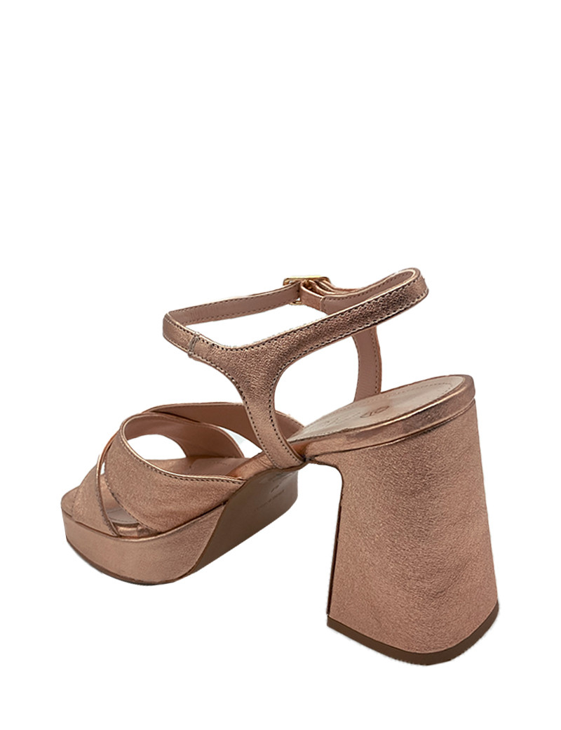 PAOYAMA SANDALES PLATEAU TALON NUDE