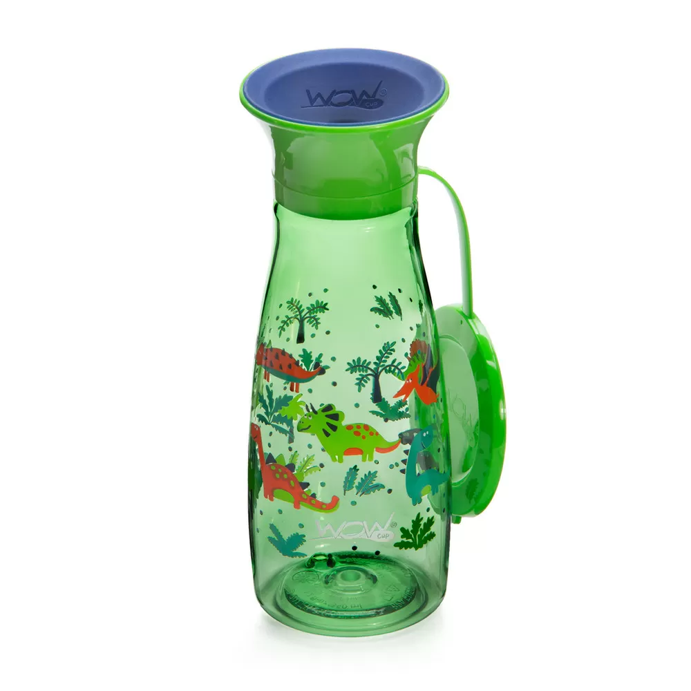 Wow Cup Mini spildfri - Green Dinos