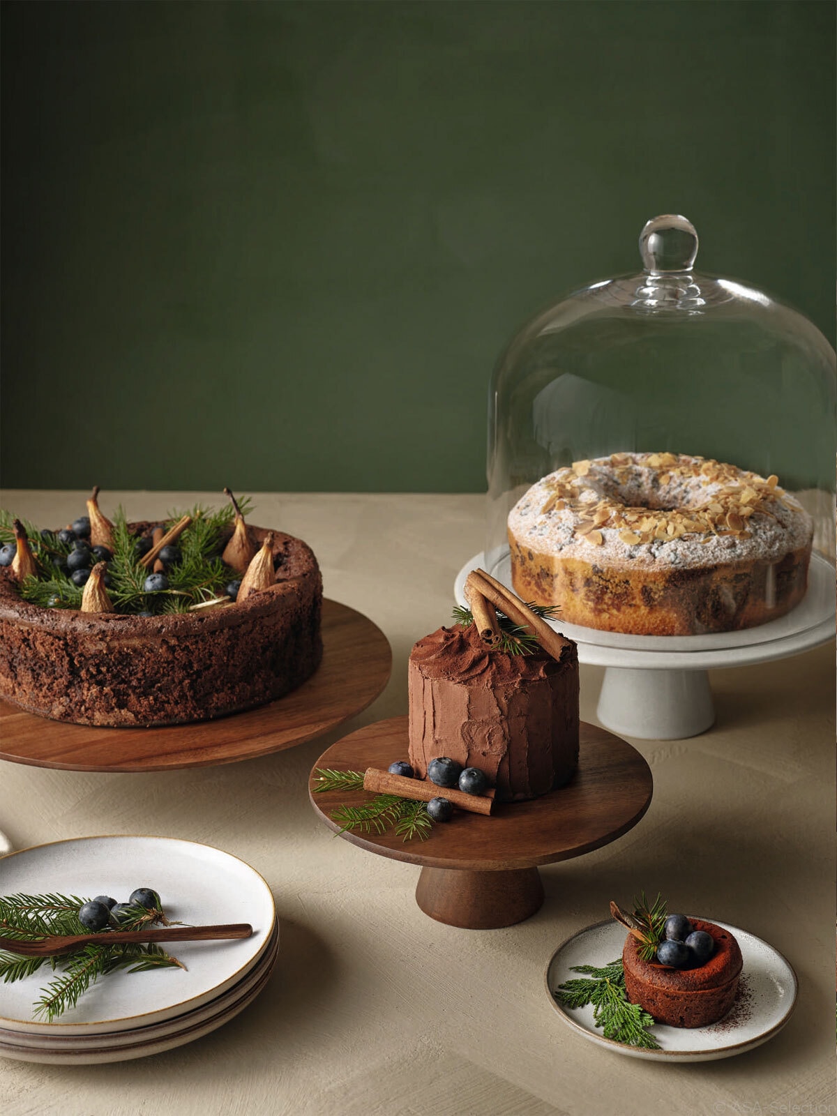 ASA Dessertteller SAISONS 6er Set - je 21 cm sandweiß