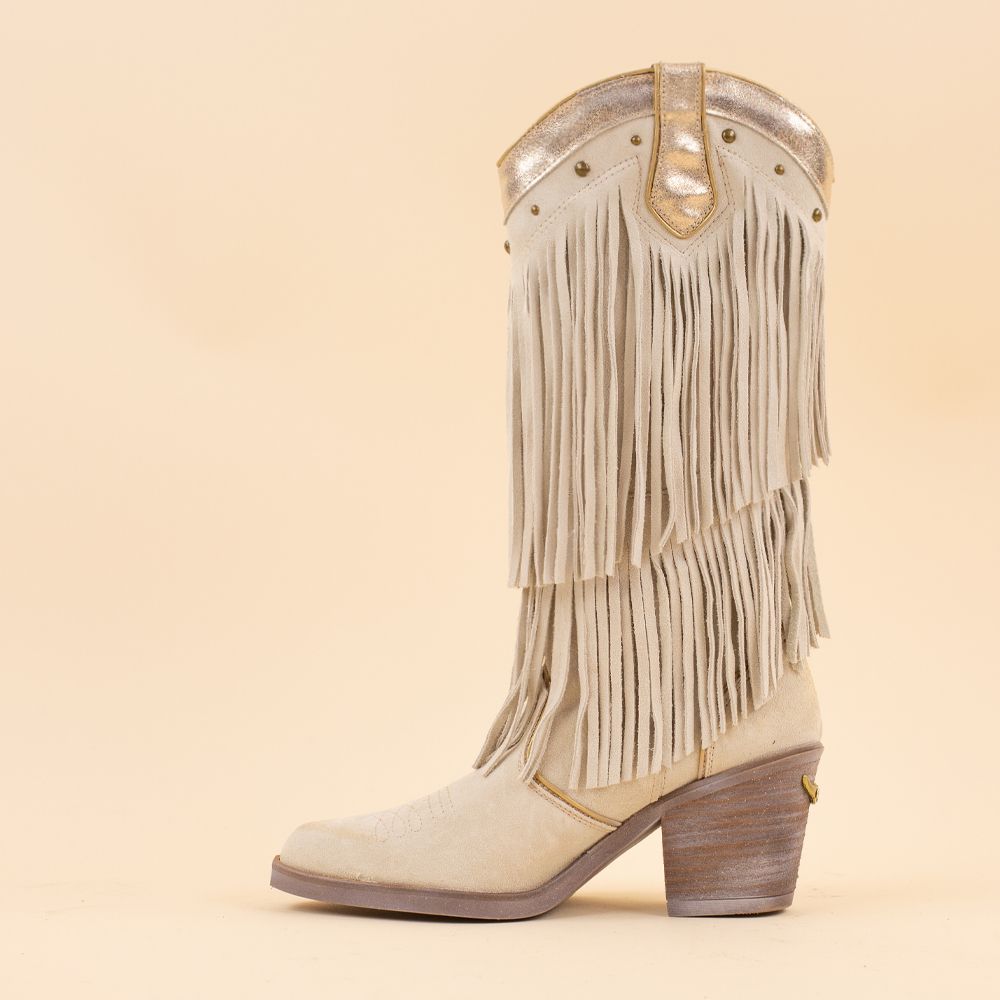 Nemonic 2279 cowboyboots boho fringe Artico
