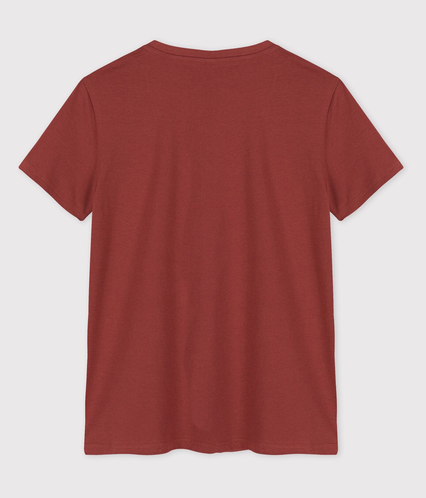 Tee-shirt LE DROIT col V en coton bio Femme