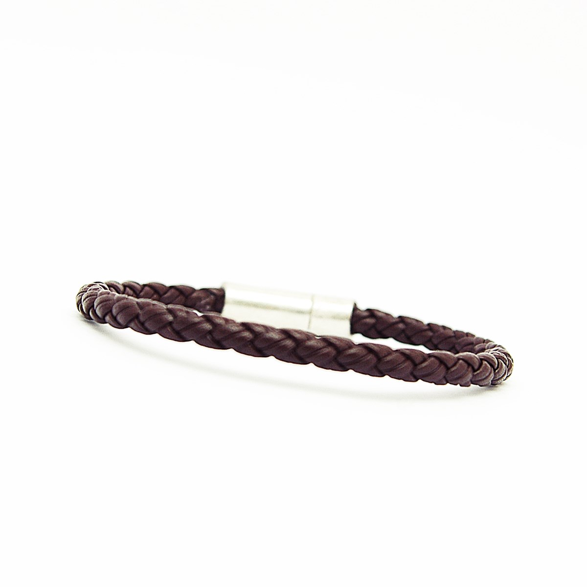 Bracelet en cuir homme marron Scott fait main