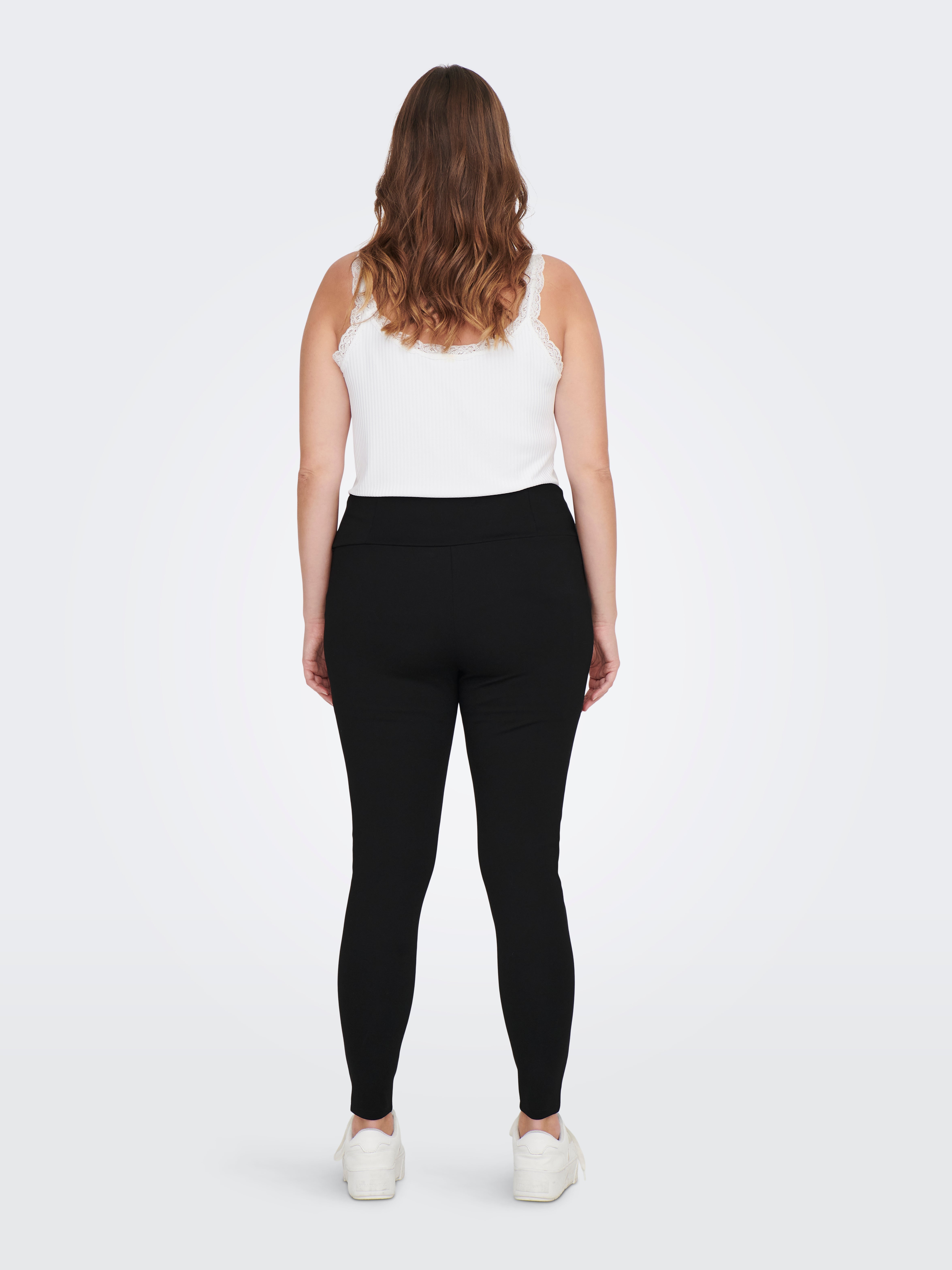 CARTAY Hohe Taille Skinny Fit Leggings Black